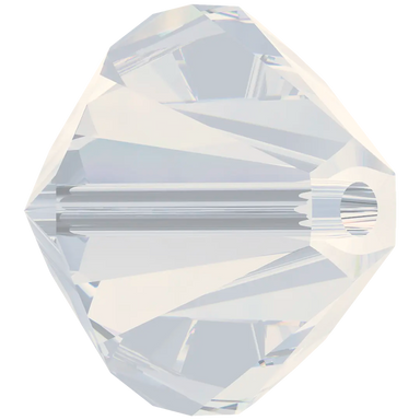 Swarovski Crystal Beads Bicone (5328) White Opal - Bluestreak Crystals