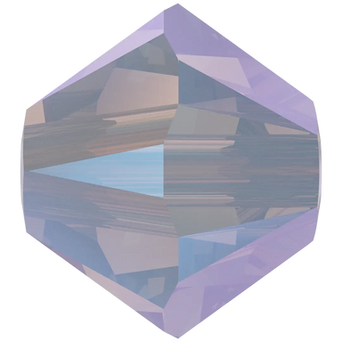 Swarovski Crystal Beads Bicone (5328) White Opal Shimmer 2X - Bluestreak Crystals