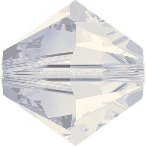 Swarovski Crystal Beads Bicone (5328) White Opal-Swarovski Crystal Beads-3mm - Pack of 25-Bluestreak Crystals