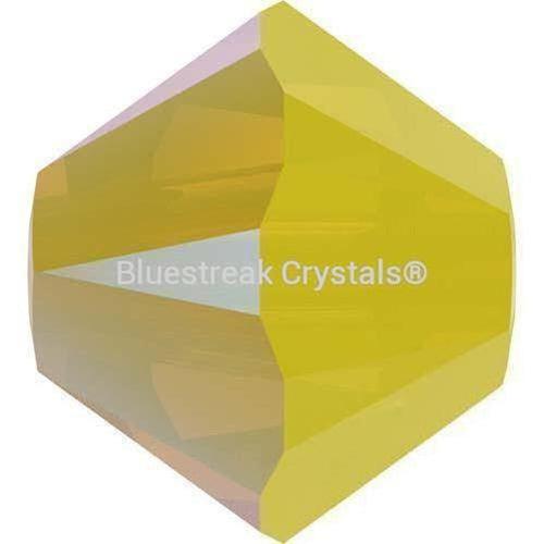 Swarovski Crystal Beads Bicone (5328) Yellow Opal Shimmer 2X-Swarovski Crystal Beads-3mm - Pack of 25-Bluestreak Crystals
