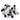 Swarovski Crystal Beads Bicone Mix (5328) Black & Crystal - Bluestreak Crystals