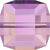 Swarovski Crystal Beads Cube (5601) Crystal Lilac Shadow-Swarovski Crystal Beads-6mm - Pack of 5 (End of Line)-Bluestreak Crystals