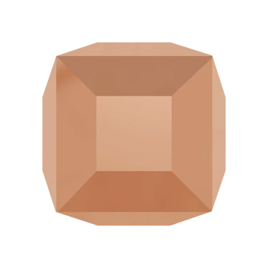 Swarovski Crystal Beads Cube (5601) Crystal Rose Gold 2X - Bluestreak Crystals