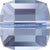 Swarovski Crystal Beads Cube (5601) Light Sapphire-Swarovski Crystal Beads-4mm - Pack of 5-Bluestreak Crystals