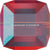 Swarovski Crystal Beads Cube (5601) Light Siam Shimmer-Swarovski Crystal Beads-4mm - Pack of 5-Bluestreak Crystals