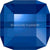 Swarovski Crystal Beads Cube (5601) Majestic Blue-Swarovski Crystal Beads-4mm - Pack of 5-Bluestreak Crystals