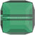 Swarovski Crystal Beads Cube (5601) Majestic Green-Swarovski Crystal Beads-4mm - Pack of 5-Bluestreak Crystals