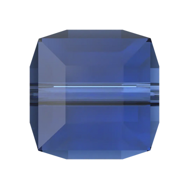 Swarovski Crystal Beads Cube (5601) Recreated Dark Sapphire - Bluestreak Crystals