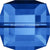 Swarovski Crystal Beads Cube (5601) Sapphire-Swarovski Crystal Beads-4mm - Pack of 5-Bluestreak Crystals