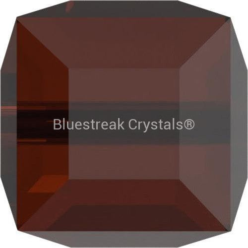 Swarovski Crystal Beads Cube (5601) Smoked Amber-Swarovski Crystal Beads-4mm - Pack of 5-Bluestreak Crystals