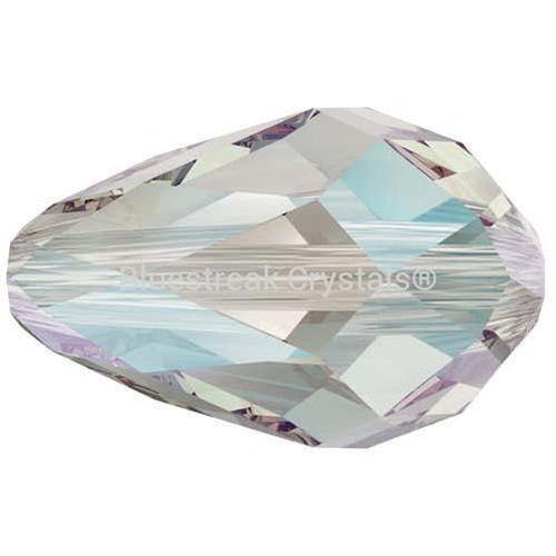Swarovski Crystal Beads Drop (5500) Crystal Shimmer 2X-Swarovski Crystal Beads-9mm - Pack of 5-Bluestreak Crystals