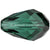 Swarovski Crystal Beads Drop (5500) Emerald-Swarovski Crystal Beads-9mm - Pack of 5-Bluestreak Crystals