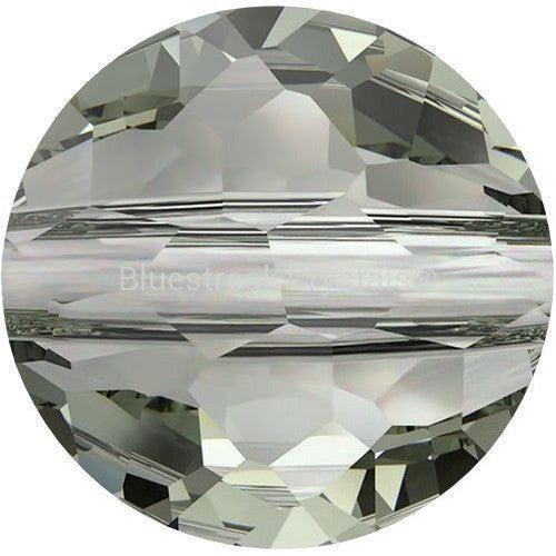 Swarovski Crystal Beads Fantasy Round (5034) Black Diamond-Swarovski Crystal Beads-6mm - Pack of 6-Bluestreak Crystals