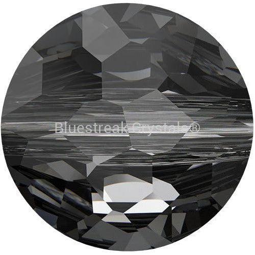 Swarovski Crystal Beads Fantasy Round (5034) Crystal Silver Night-Swarovski Crystal Beads-6mm - Pack of 4-Bluestreak Crystals