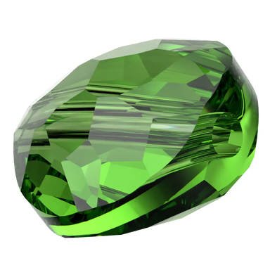 Swarovski Crystal Beads Fantasy Round (5034) Fern Green - Bluestreak Crystals