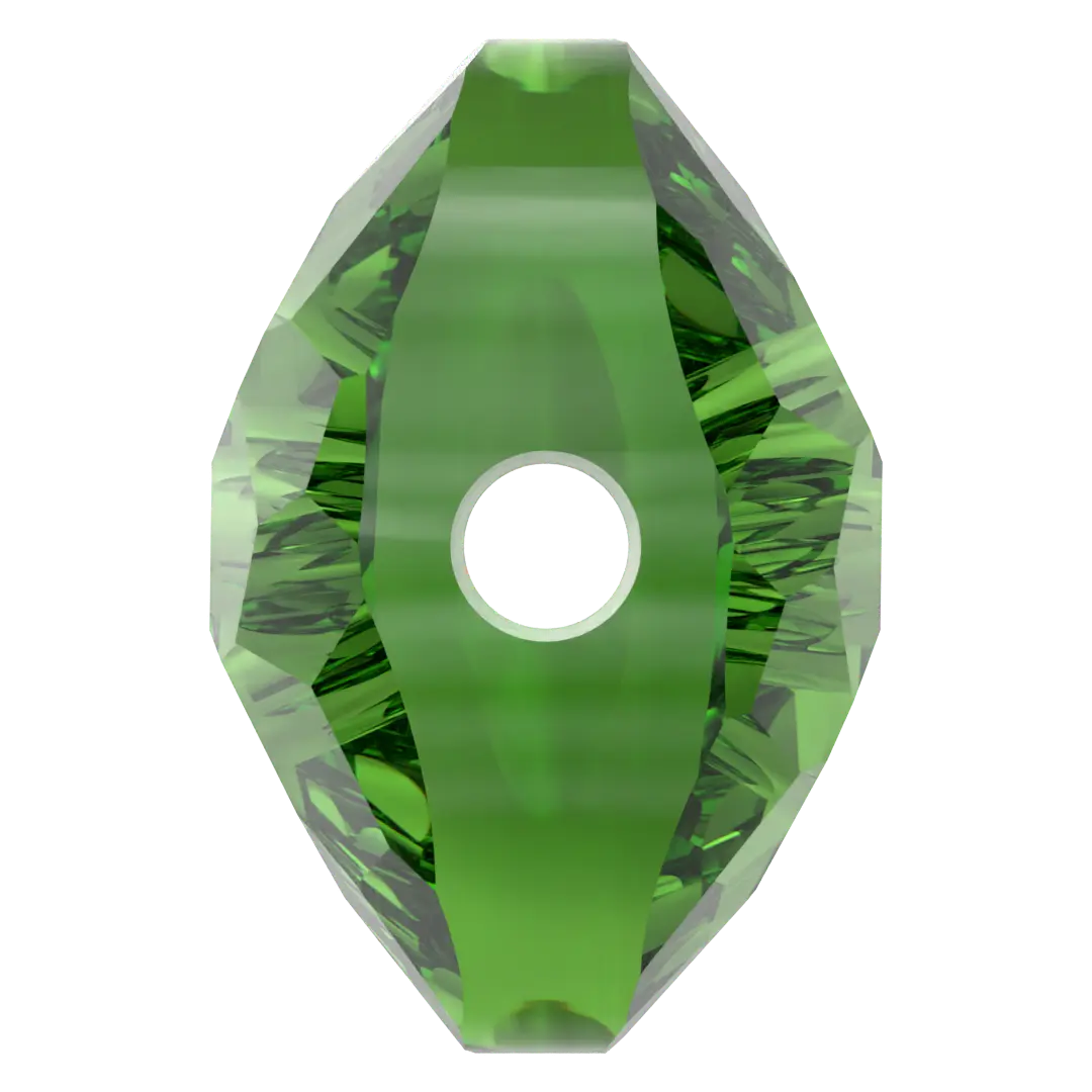 Swarovski Crystal Beads Fantasy Round (5034) Fern Green - Bluestreak Crystals