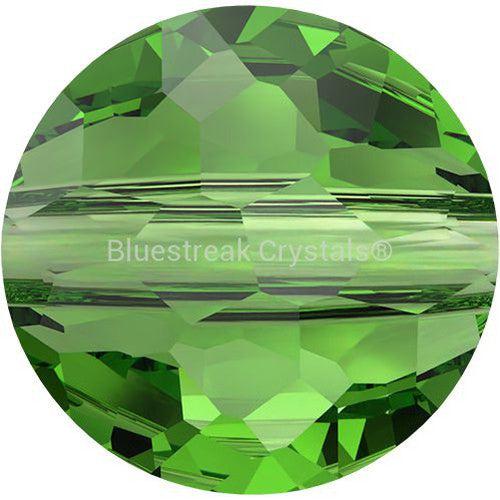 Swarovski Crystal Beads Fantasy Round (5034) Fern Green-Swarovski Crystal Beads-6mm - Pack of 4-Bluestreak Crystals