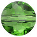 Swarovski Crystal Beads Fantasy Round (5034) Fern Green - Bluestreak Crystals