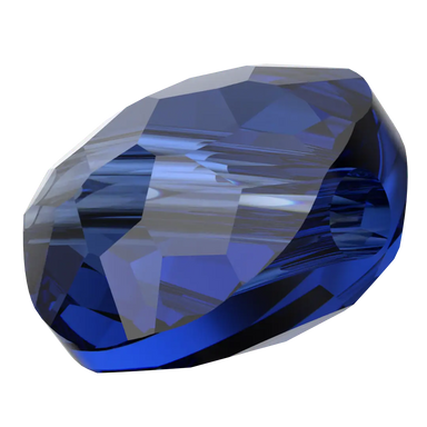 Swarovski Crystal Beads Fantasy Round (5034) Recreated Dark Sapphire - Bluestreak Crystals