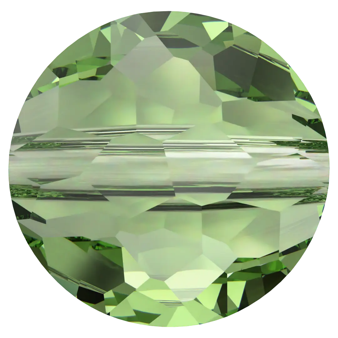 Swarovski Crystal Beads Fantasy Round (5034) Recreated Peridot - Bluestreak Crystals