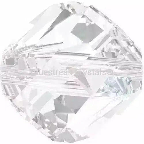 Swarovski Crystal Beads Helix (5020) Crystal-Swarovski Crystal Beads-6mm - Pack of 4-Bluestreak Crystals