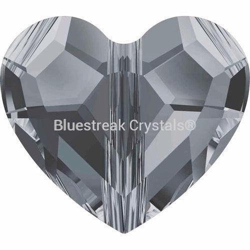 Swarovski Crystal Beads Love (5741) Crystal Silver Night 2X-Swarovski Crystal Beads-8mm - Pack of 4-Bluestreak Crystals