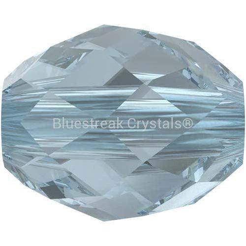Swarovski Crystal Beads Olive Briolette (5044) Aquamarine-Swarovski Crystal Beads-5x4mm - Pack of 4-Bluestreak Crystals