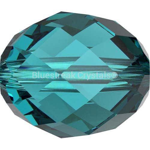 Swarovski Crystal Beads Olive Briolette (5044) Blue Zircon-Swarovski Crystal Beads-5x4mm - Pack of 4-Bluestreak Crystals