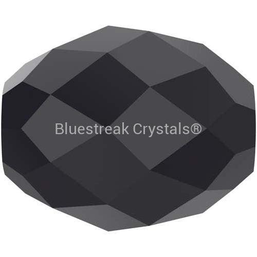 Swarovski Crystal Beads Olive Briolette (5044) Jet-Swarovski Crystal Beads-5x4mm - Pack of 4-Bluestreak Crystals