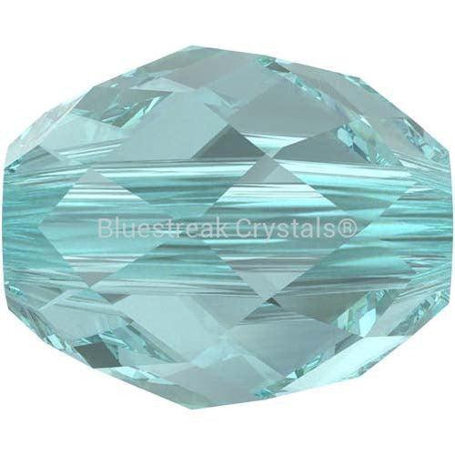 Swarovski Crystal Beads Olive Briolette (5044) Light Turquoise-Swarovski Crystal Beads-5x4mm - Pack of 4-Bluestreak Crystals