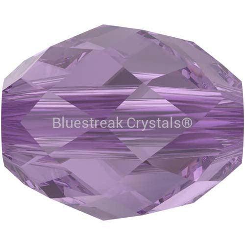 Swarovski Crystal Beads Olive Briolette (5044) Violet-Swarovski Crystal Beads-5x4mm - Pack of 4-Bluestreak Crystals