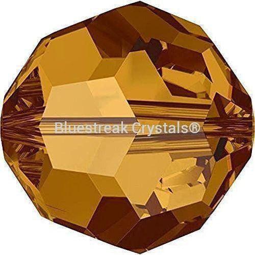 Swarovski Crystal Beads Round (5000) Crystal Copper-Swarovski Crystal Beads-6mm - Pack of 20-Bluestreak Crystals