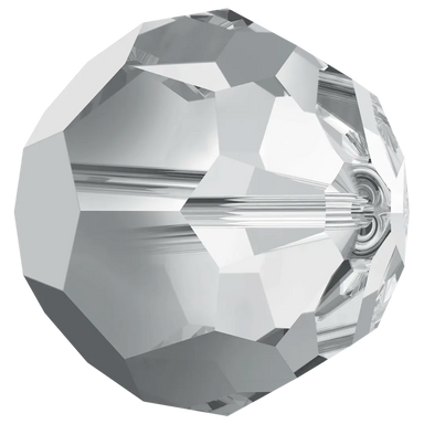 Swarovski Crystal Beads Round (5000) Crystal Light Chrome - Bluestreak Crystals