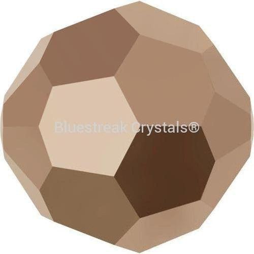 Swarovski Crystal Beads Round (5000) Crystal Rose Gold-Swarovski Crystal Beads-3mm - Pack of 25-Bluestreak Crystals