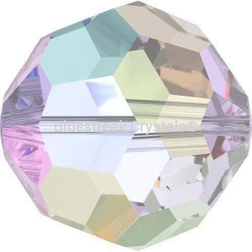 Swarovski Crystal Beads Round (5000) Crystal Shimmer-Swarovski Crystal Beads-4mm - Pack of 25-Bluestreak Crystals