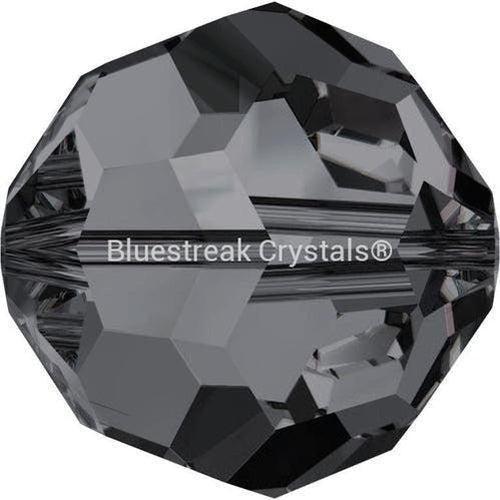 Swarovski Crystal Beads Round (5000) Crystal Silver Night-Swarovski Crystal Beads-2mm - Pack of 25-Bluestreak Crystals