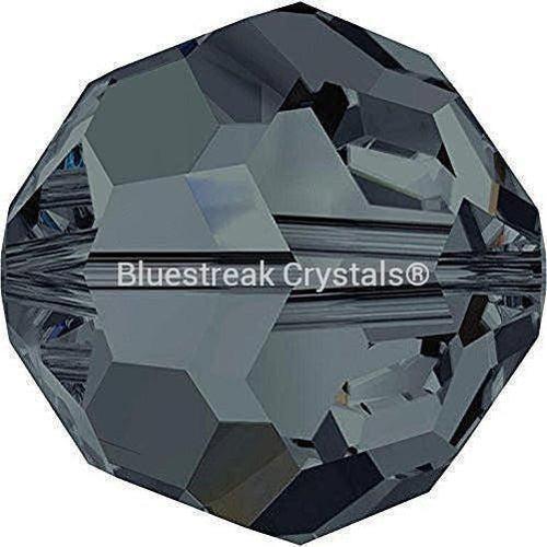 Swarovski Crystal Beads Round (5000) Graphite-Swarovski Crystal Beads-8mm - Pack of 10-Bluestreak Crystals