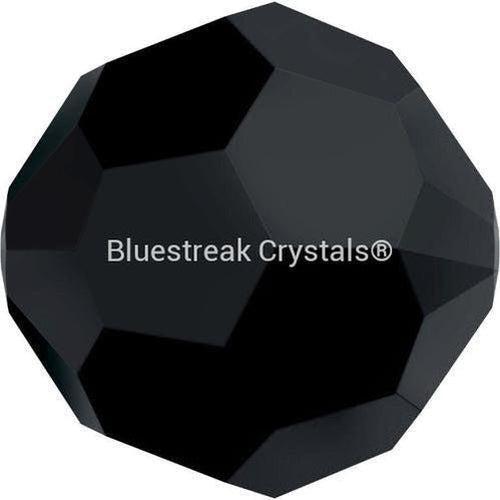 Swarovski Crystal Beads Round (5000) Jet-Swarovski Crystal Beads-2mm - Pack of 25-Bluestreak Crystals