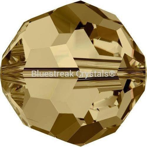 Swarovski Crystal Beads Round (5000) Light Colorado Topaz-Swarovski Crystal Beads-2mm - Pack of 25-Bluestreak Crystals