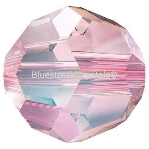 Swarovski Crystal Beads Round (5000) Light Rose Shimmer-Swarovski Crystal Beads-4mm - Pack of 25-Bluestreak Crystals