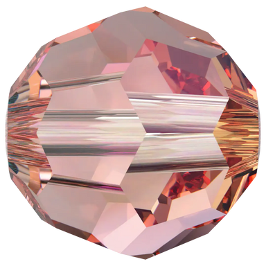 Swarovski Crystal Beads Round (5000) Rose Shimmer - Bluestreak Crystals