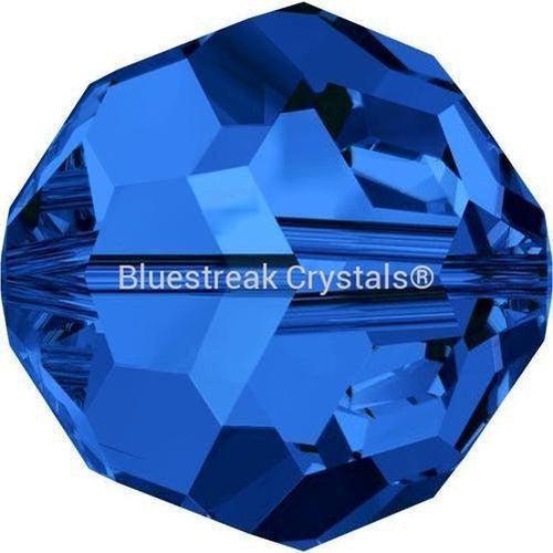 Swarovski Crystal Beads Round (5000) Sapphire-Swarovski Crystal Beads-4mm - Pack of 25-Bluestreak Crystals