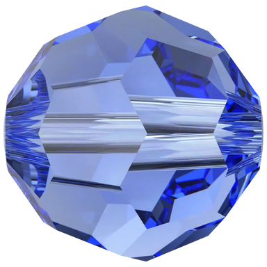 Swarovski Crystal Beads Round (5000) Sapphire - Bluestreak Crystals