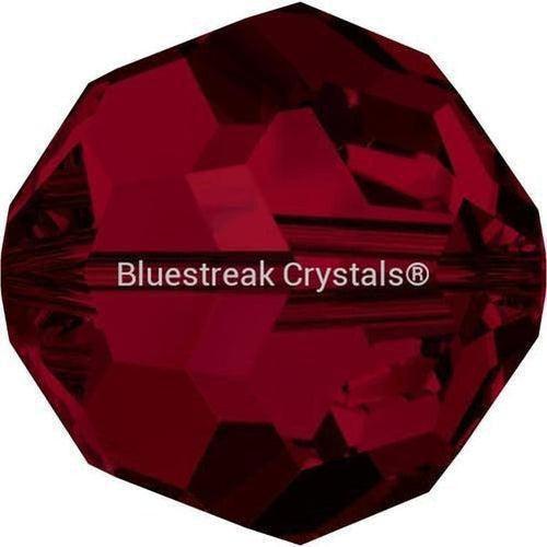 Swarovski Crystal Beads Round (5000) Siam-Swarovski Crystal Beads-3mm - Pack of 25-Bluestreak Crystals