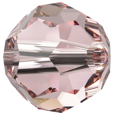 Swarovski Crystal Beads Round (5000) Vintage Rose - Bluestreak Crystals