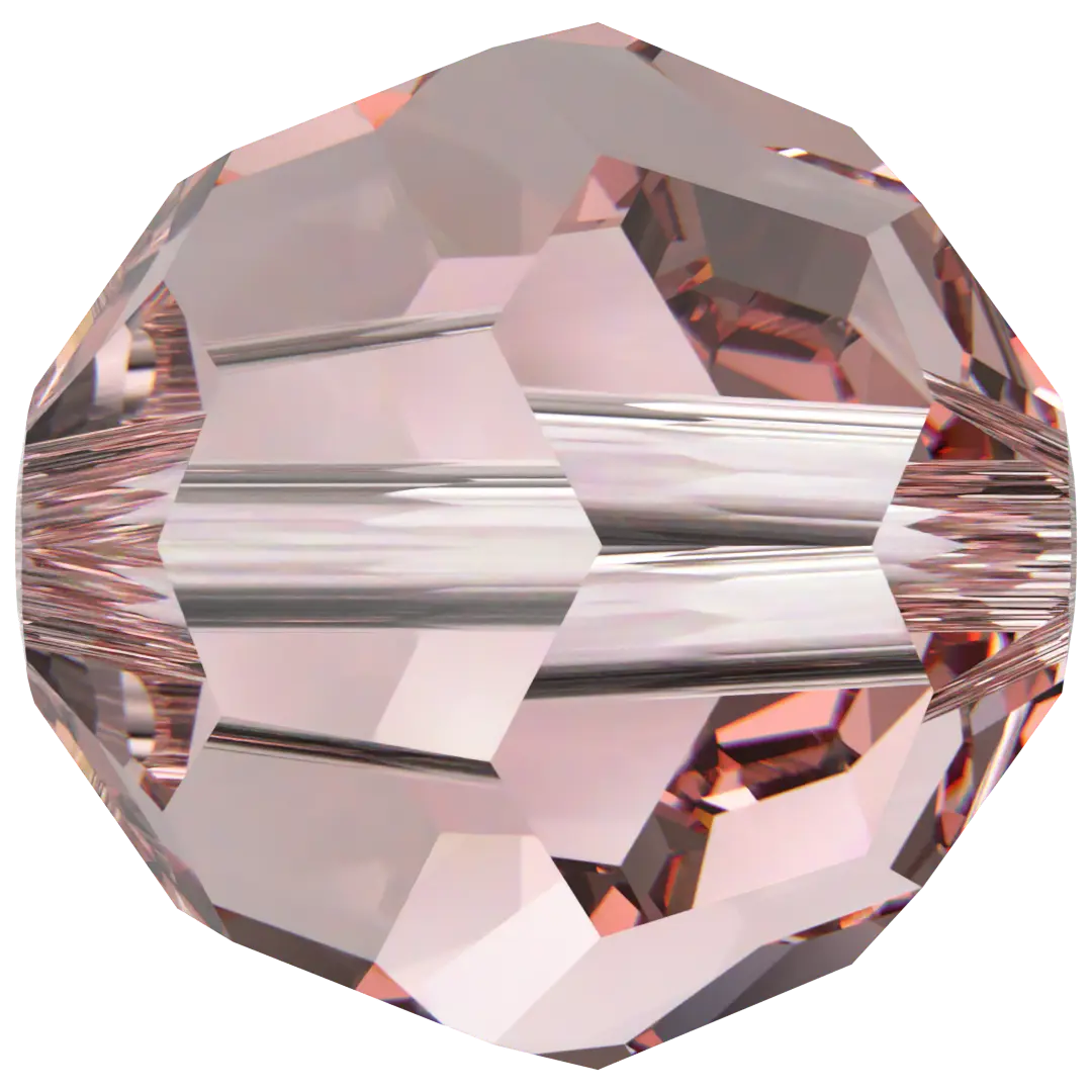 Swarovski Crystal Beads Round Vintage Rose - Main Image