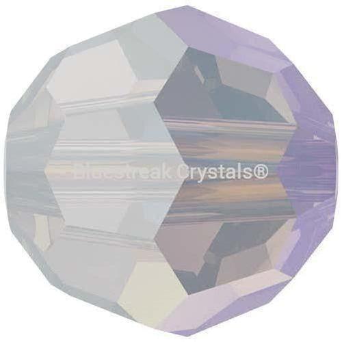 Swarovski Crystal Beads Round (5000) White Opal Shimmer-Swarovski Crystal Beads-4mm - Pack of 25-Bluestreak Crystals