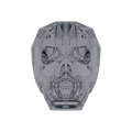 Serinity Crystal Beads Skull (5750) Crystal Silver Night - Bluestreak Crystals
