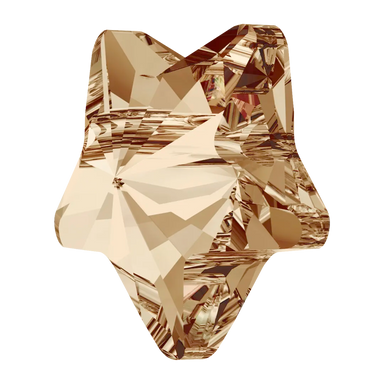Swarovski Crystal Beads Star (5714) Crystal Golden Shadow - Bluestreak Crystals