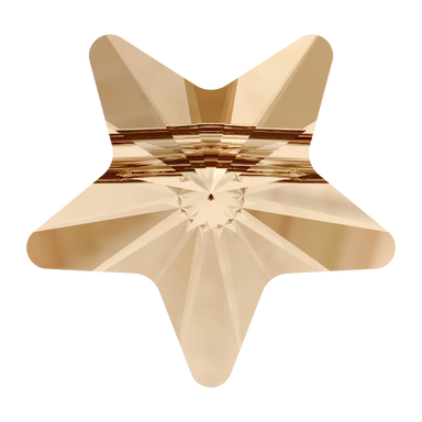 Swarovski Crystal Beads Star (5714) Crystal Golden Shadow - Bluestreak Crystals